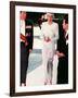 Prince and Princess of Wales During Their Tour of Japan-null-Framed Photographic Print