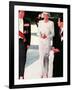Prince and Princess of Wales During Their Tour of Japan-null-Framed Photographic Print
