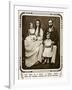 Prince and Princess of Wales with Two Eldest Children-null-Framed Art Print