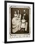 Prince and Princess of Wales with Two Eldest Children-null-Framed Art Print