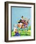 Prince and Princess on a Horse-English School-Framed Giclee Print