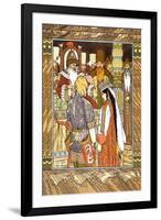 Prince and Princess-Ivan Bilibin-Framed Art Print