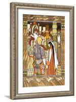 Prince and Princess-Ivan Bilibin-Framed Art Print