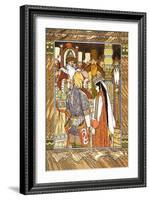 Prince and Princess-Ivan Bilibin-Framed Art Print