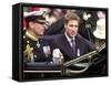 Prince Andrew and Prince William ride down the Mall towards St Paul's, 2002-null-Framed Stretched Canvas