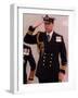 Prince Andrew Inspects Sea Scouts at Trafalgar Square During the Annual Trafalgar Day Service-null-Framed Photographic Print