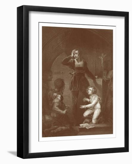 Prince Arthur and Hubert-James Northcote-Framed Giclee Print