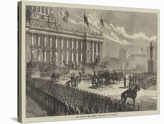 Prince Arthur at Leeds, Arrival of the Prince at the Townhall-null-Stretched Canvas