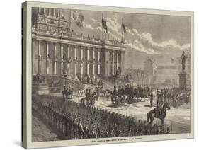 Prince Arthur at Leeds, Arrival of the Prince at the Townhall-null-Stretched Canvas