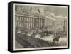 Prince Arthur at Leeds, Arrival of the Prince at the Townhall-null-Framed Stretched Canvas