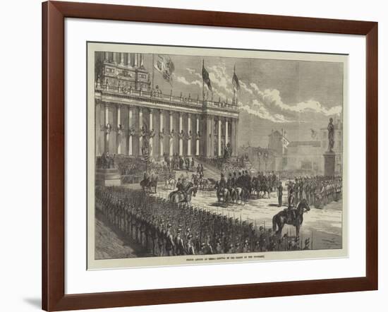 Prince Arthur at Leeds, Arrival of the Prince at the Townhall-null-Framed Giclee Print