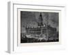 Prince Arthur at Leeds: the Townhall Illuminated-null-Framed Giclee Print