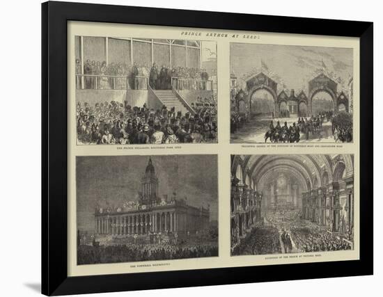 Prince Arthur at Leeds-null-Framed Giclee Print