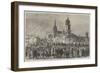 Prince Arthur at Middlesborough-On-Tees, Procession Through the Market-Place-Charles Robinson-Framed Giclee Print