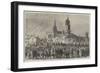 Prince Arthur at Middlesborough-On-Tees, Procession Through the Market-Place-Charles Robinson-Framed Giclee Print