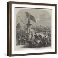 Prince Arthur Inaugurating the Welsh Memorial of the Late Prince Consort at Tenby-null-Framed Giclee Print