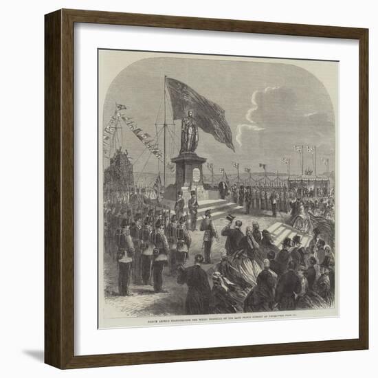 Prince Arthur Inaugurating the Welsh Memorial of the Late Prince Consort at Tenby-null-Framed Giclee Print