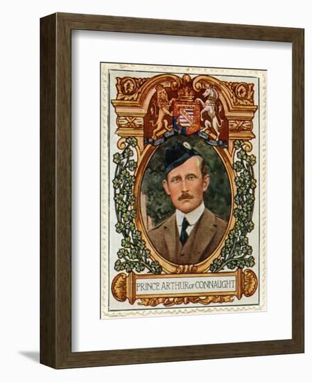 Prince Arthur of Connaught, Stamp-null-Framed Art Print