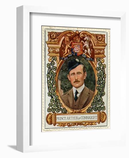 Prince Arthur of Connaught, Stamp-null-Framed Art Print