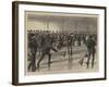 Prince Arthur Opening the Caledonia Curling Rink at Montreal-null-Framed Giclee Print