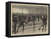 Prince Arthur Opening the Caledonia Curling Rink at Montreal-null-Framed Stretched Canvas