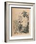 'Prince Arthur requires his Grandmother to surrender', c1860, (c1860)-John Leech-Framed Giclee Print