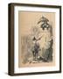 'Prince Arthur requires his Grandmother to surrender', c1860, (c1860)-John Leech-Framed Giclee Print