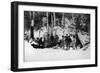 Prince Arthur's Moose Hunting Expedition in Canada, C.1870-English Photographer-Framed Photographic Print