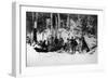 Prince Arthur's Moose Hunting Expedition in Canada, C.1870-English Photographer-Framed Photographic Print