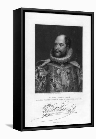 Prince Augustus Frederick, Duke of Sussex, 1840-H Robinson-Framed Stretched Canvas