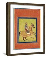 Prince Azam Shah on Horseback-null-Framed Giclee Print