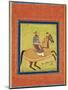 Prince Azam Shah on Horseback-null-Mounted Giclee Print