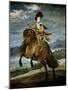 Prince Baltasar Carlos on Horseback, 1634-1635-Diego Velazquez-Mounted Giclee Print