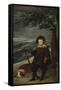 Prince Balthasar Carlos as Hunter, about 1635-Diego Velazquez-Framed Stretched Canvas