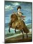 Prince Balthasar Carlos on Horseback, circa 1635-36-Diego Velazquez-Mounted Giclee Print