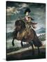 Prince Balthasar Carlos on Horseback-Diego Velazquez-Stretched Canvas