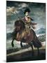 Prince Balthasar Carlos on Horseback-Diego Velazquez-Mounted Art Print