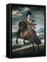 Prince Balthasar Carlos on Horseback-Diego Velazquez-Framed Stretched Canvas