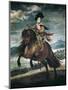 Prince Balthasar Carlos on Horseback-Diego Velazquez-Mounted Art Print