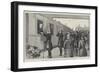 Prince Bismarck Leaving Berlin after His Visit to the German Emperor, 26 January-null-Framed Giclee Print
