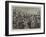 Prince Bismarck's Departure from Berlin, at the Stettin Railway Station-null-Framed Giclee Print