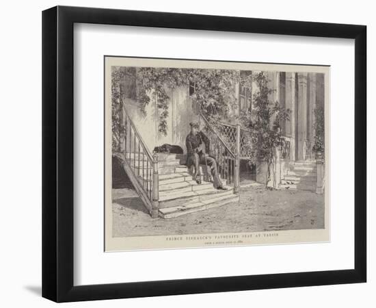 Prince Bismarck's Favourite Seat at Varzin-null-Framed Giclee Print