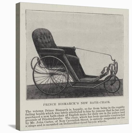 Prince Bismarck's New Bath-Chair-null-Stretched Canvas