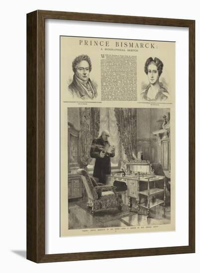 Prince Bismarck-Henry William Brewer-Framed Giclee Print