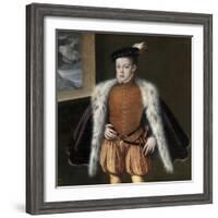 Prince Carlos, 1555-1559-Alonso Sanchez Coello-Framed Giclee Print