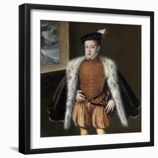 Prince Carlos, 1555-1559-Alonso Sanchez Coello-Framed Giclee Print