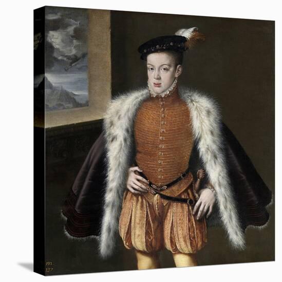 Prince Carlos, 1555-1559-Alonso Sanchez Coello-Stretched Canvas