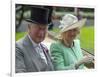 Prince Charles and Camilla, Duchess of Cornwall arriving at Royal Ascot-Associated Newspapers-Framed Photo