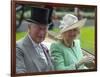 Prince Charles and Camilla, Duchess of Cornwall arriving at Royal Ascot-Associated Newspapers-Framed Photo