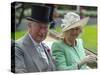 Prince Charles and Camilla, Duchess of Cornwall arriving at Royal Ascot-Associated Newspapers-Stretched Canvas